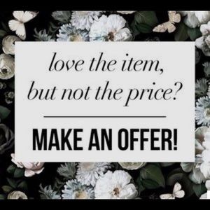 Everything is negotiable!